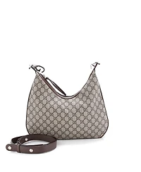 Pre-Owned Gucci Medium Attache Shoulder Bag Gg Coated Canvas