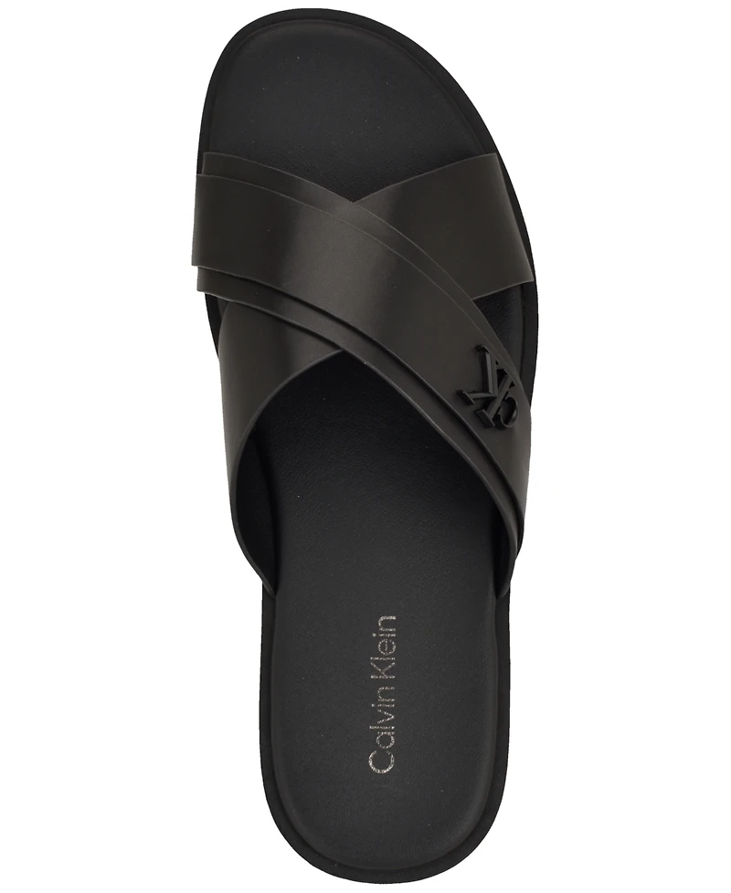 Calvin Klein Men's Elern Slip-on Casual Sandals