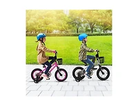 Hongge Kids Bike Adjustable with Transparent Chain Cover