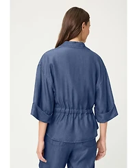 Olsen Women's Soft Denim-Look Jacket