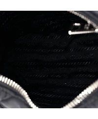 Pre-Owned Prada Small Re-Edition Shoulder Bag Quilted Tessuto