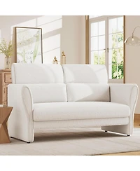 gaomon Modern Boucle Accent Chair, Upholstered Armchair for Living Room, Bedroom and Office