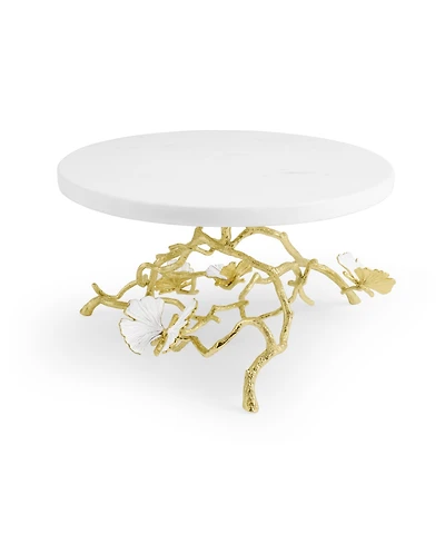 Michael Aram Butterfly Ginkgo Gold-Tone Cake Stand