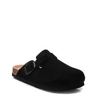 Xti Women's Refresh Collection Suede Clog Mule Flats