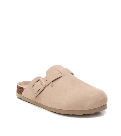 Xti Women's Refresh Collection Suede Clog Mule Flats