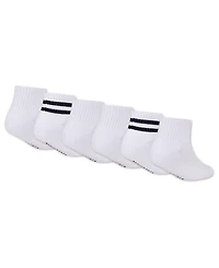 abercrombie kids Boys' Core Stripe Quarter Socks, 6-Pack