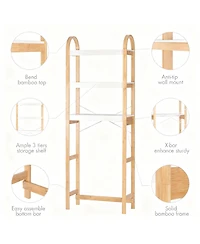 Yigii Over The Toilet Storage Shelf 3-Tier Bathroom Organizer