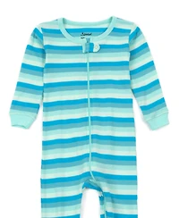 Leveret Baby Matching Family Footed Cotton Striped Pajamas