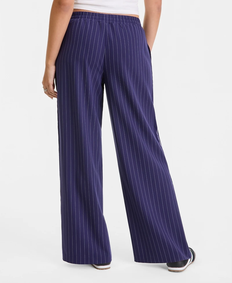 Sincerely Jules Juniors' Striped Drawstring Pants