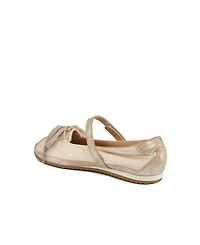 JSlides Women's Pavia Nylon and Suede Mary Jane Sneaker