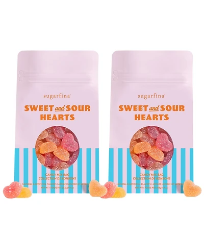 Sugarfina Sweet Escape Sweet Sour Hearts Candy Mix Bag, 2-Pc.