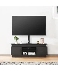 Gouun Tv Stand with Mount and Led Lights for TVs
