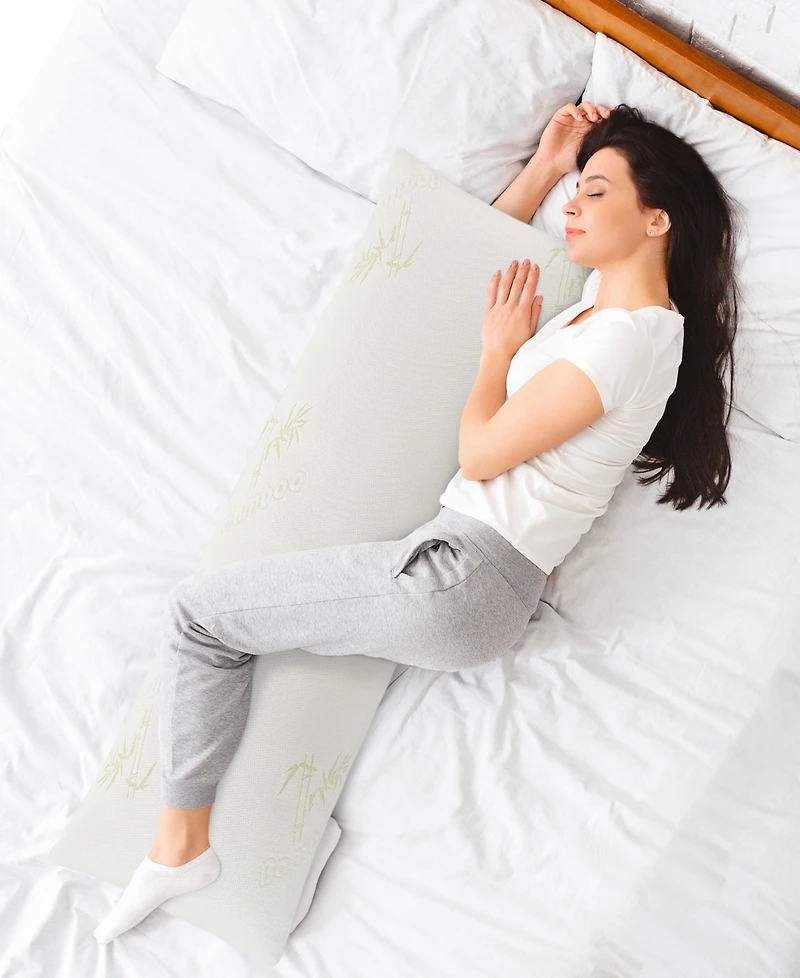 Cheer Collection Memory Foam Body Pillow, 19" x 54"