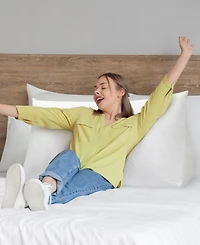 Cheer Collection Bed Wedge Pillow, 18" x 36"