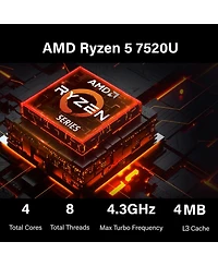 Hp Essential X 15.6" Traditional Laptop Amd Ryzen 5 8GB Ram Amd Radeon Graphics 512GB Ssd Storage Windows 11 Home 60Hz - Silver