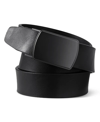 Lands' End Men's Leather Adjustable Slide Belt