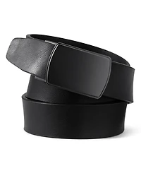 Lands' End Men's Leather Adjustable Slide Belt