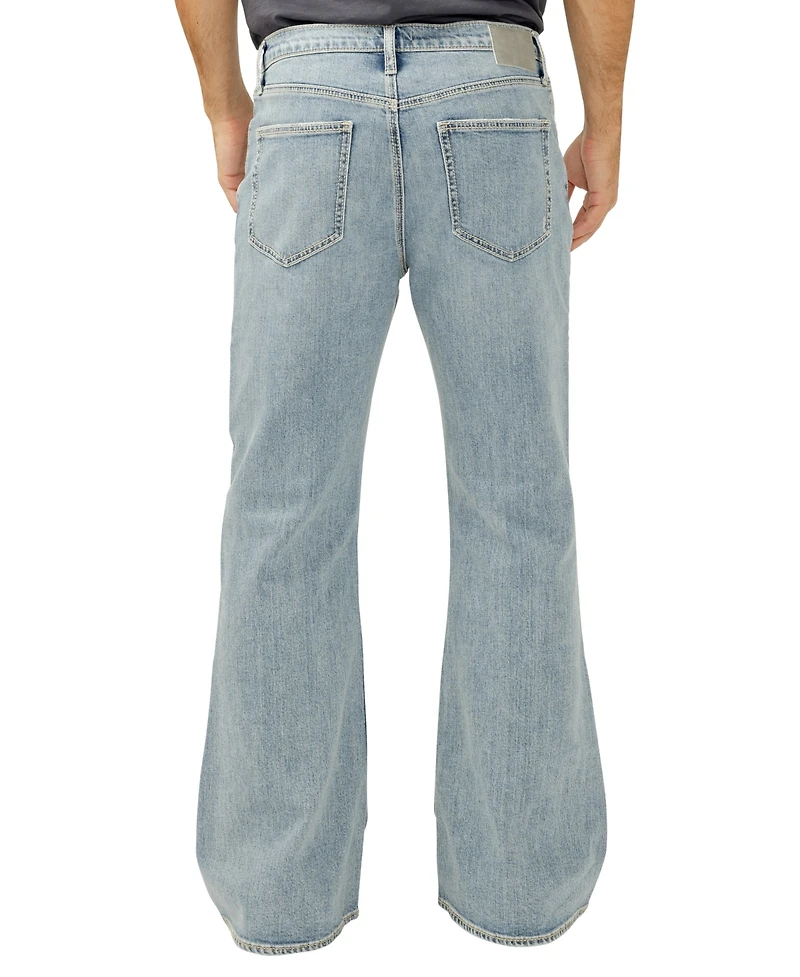 Silver Jeans Co. Men's Jack Wide Leg Bootcut Zip Fly