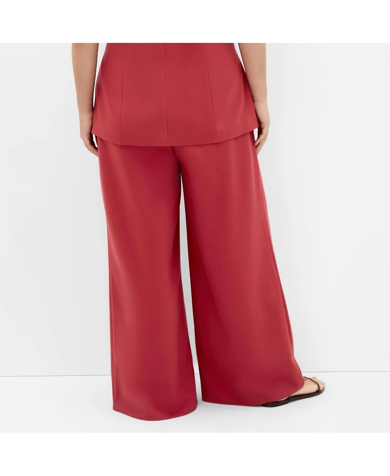 City Chic Plus Tori Wide Leg Pant