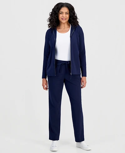 Style & Co Women's Mid-Rise Drawstring-Waist Sweatpants, Created for Macy's