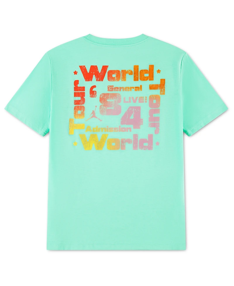 Jordan Boys' 8-20 World Tour Short-Sleeve T-Shirt