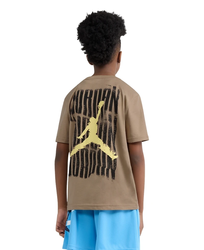 Jordan Boys' 8-20 Distressed Short-Sleeve T-Shirt