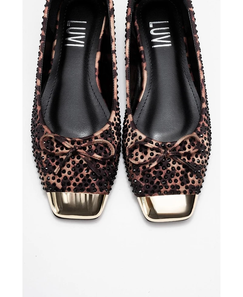 Prologue Shoes Abra Bow Ballet Flat (Women)