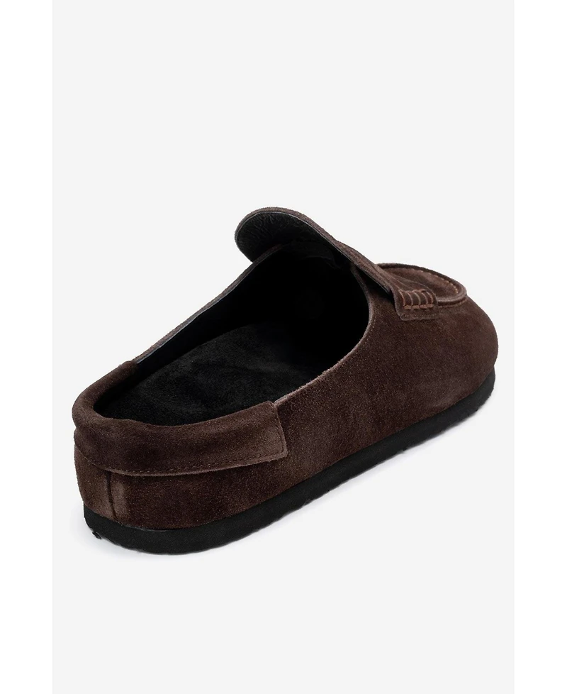 Forever & Always Shoes Women Priva Leather Slip-On Slipper