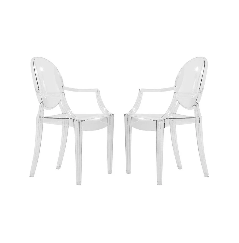 Carroll Modern Acrylic Dining Side Chair