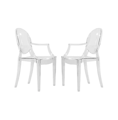 Carroll Modern Acrylic Dining Side Chair