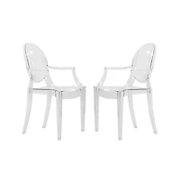 Carroll Modern Acrylic Dining Side Chair