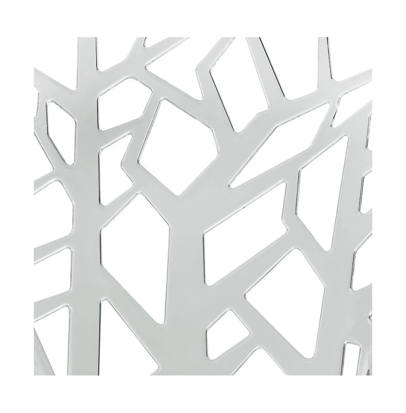 LeisureMod Cornelia Modern Spring Cut-Out Tree Design Stackable Dining Chair