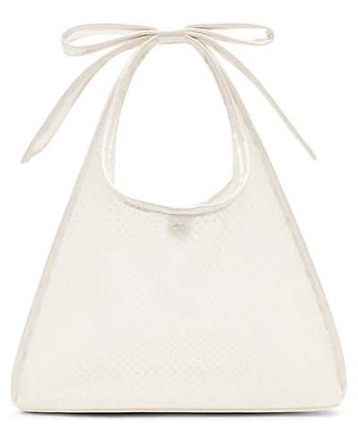 Betsey Johnson Bow Small Mesh Tote Handbag