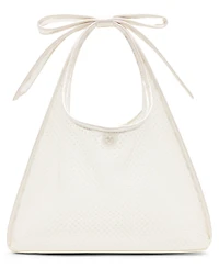 Betsey Johnson Bow Small Mesh Tote Handbag