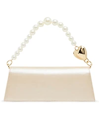 Betsey Johnson Cultivated Pearl Strap Small Shoulder Handbag