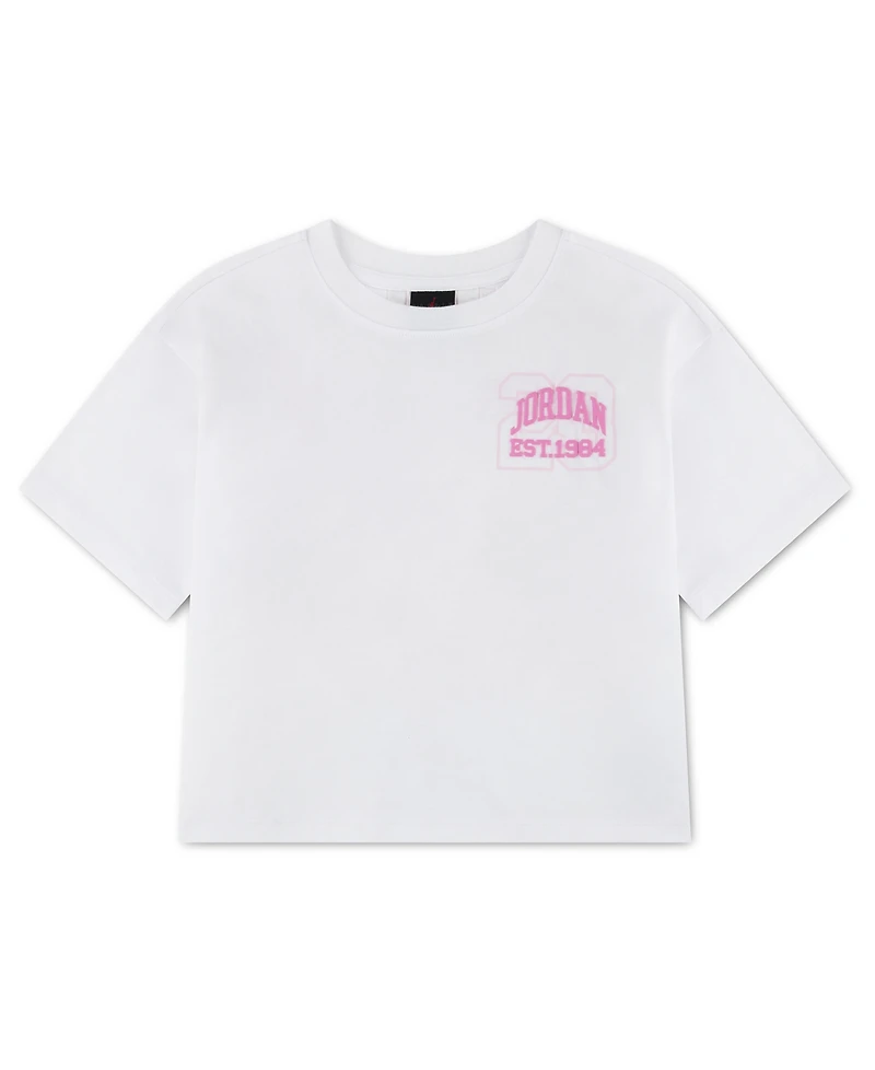 Jordan Girls' 7-16 Secret Garden Collegiate T-Shirt
