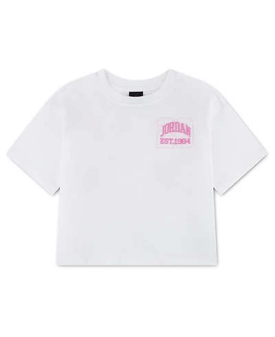 Jordan Girls' 7-16 Secret Garden Collegiate T-Shirt