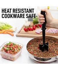 2 Pack Ground Beef Chopper Tool Hamburger Smasher