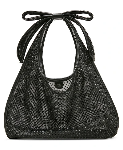 Betsey Johnson Bow Small Mesh Tote Handbag