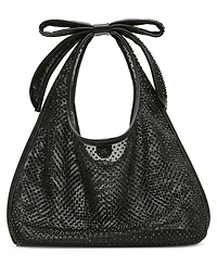 Betsey Johnson Bow Small Mesh Tote Handbag