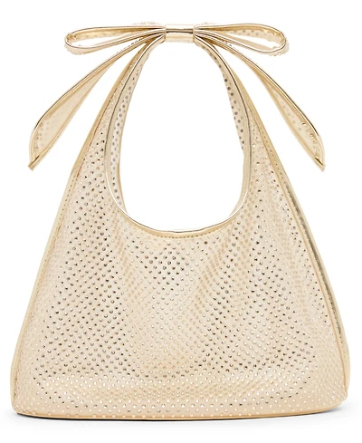Betsey Johnson Bow Small Mesh Tote Handbag