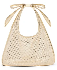 Betsey Johnson Bow Small Mesh Tote Handbag