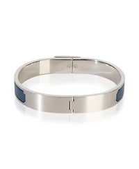 Pre-Owned Hermes Matte Jet Bracelet In Bleu Biarritz Bracelet