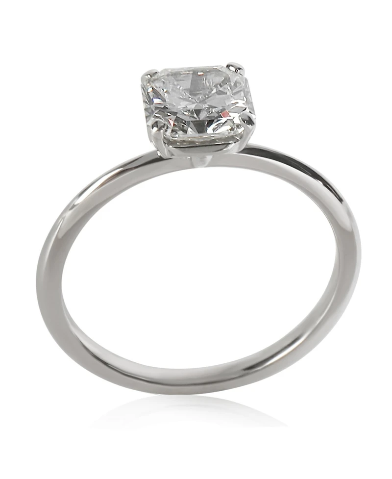 Pre-Owned Tiffany & Co 1.3 ct Cut Cornered Square Cut Diamond Tiffany True Solitaire