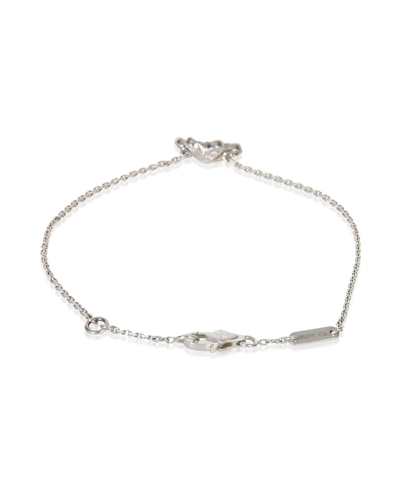 Pre-Owned Van Cleef & Arpels White Gold Diamond Mini Model Frivole Bracelet