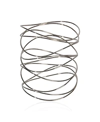 Pre-Owned Tiffany & Co White Gold Elsa Peretti 9 Row Wave Bracelet