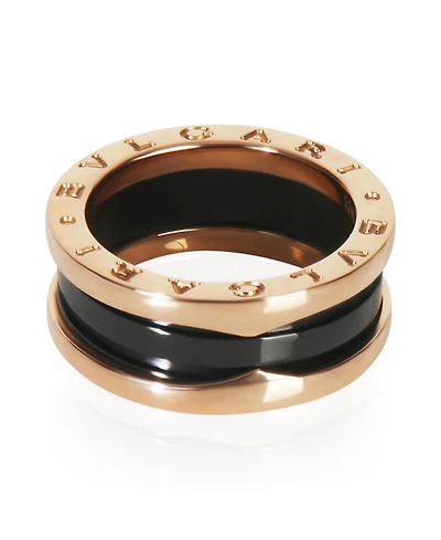 Pre-Owned Bvlgari Rose Gold B.zero1 Ring