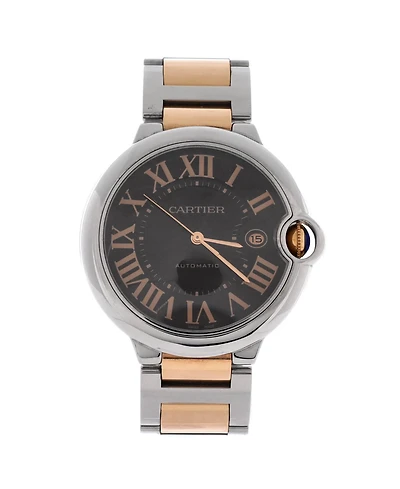 Pre-Owned Cartier Ballon Bleu de Cartier Automatic Watch in Stainless Steel and Rose Gold 42mm