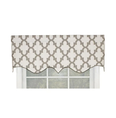 Rlf Home Ogee Style All Season Regal 3" Rod Pocket Valance 50" x 17"