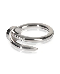 Pre-Owned Cartier White Gold Juste Un Clou Ring